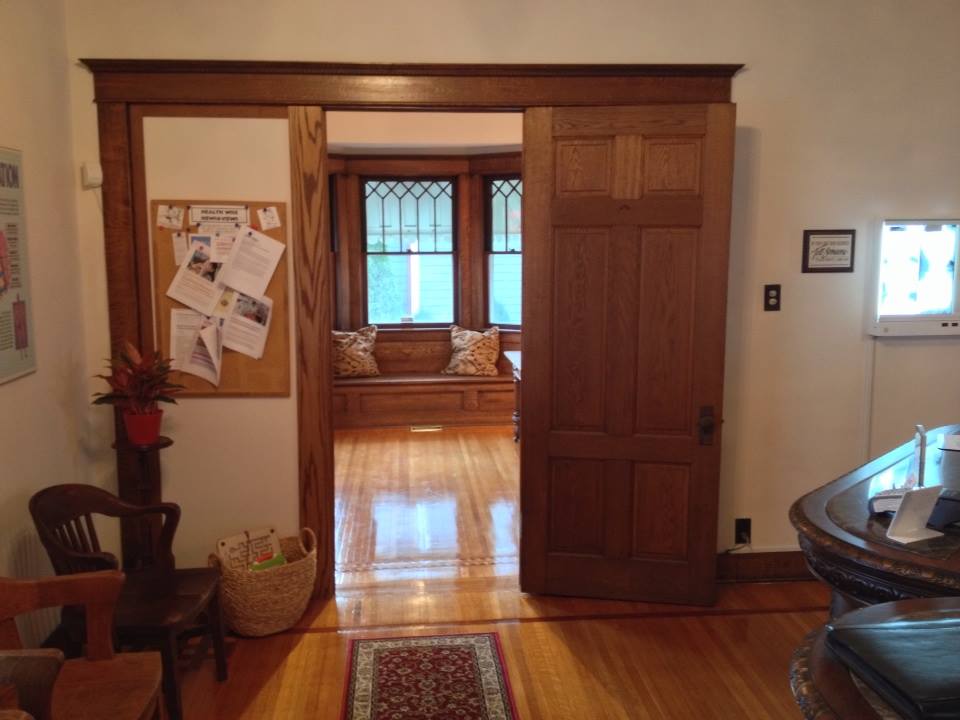 lobby at noblesville family chiropractic